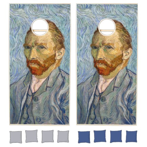 Vincent Van Gogh _ Self_Portrait Cornhole Set