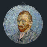 Vincent Van Gogh - Self-Portrait Dart Board<br><div class="desc">Self-Portrait / Portrait of the artist / Portrait de l'artiste by Vincent Van Gogh in 1889</div>