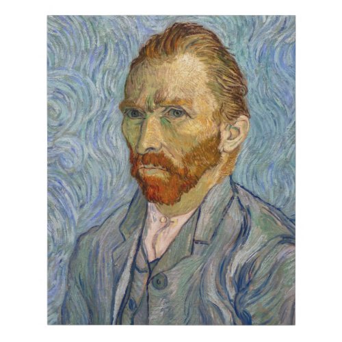 Vincent Van Gogh _ Self_Portrait Faux Canvas Print