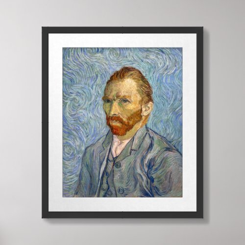 Vincent Van Gogh _ Self_Portrait Framed Art