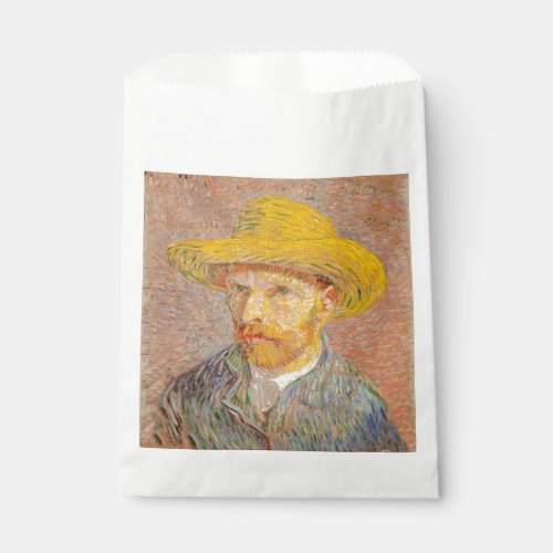 Vincent Van Gogh Self Portrait impressionist paint Favor Bag