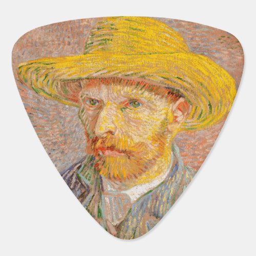 Vincent Van Gogh Self Portrait impressionist paint Guitar Pick
