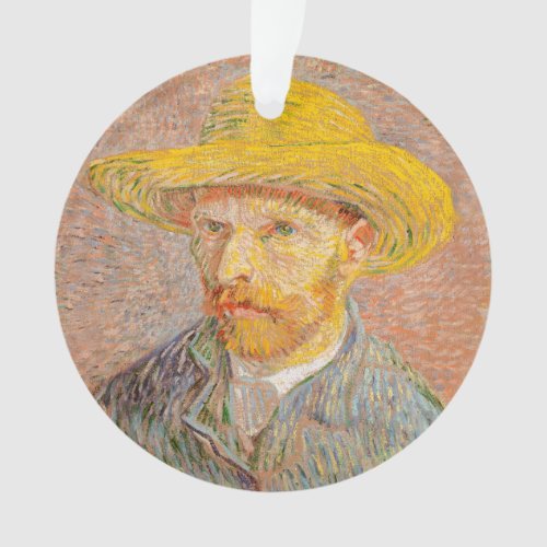 Vincent Van Gogh Self Portrait impressionist paint Ornament