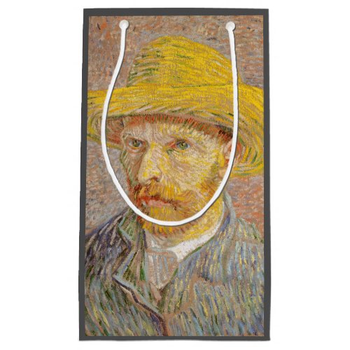 Vincent Van Gogh Self Portrait impressionist paint Small Gift Bag