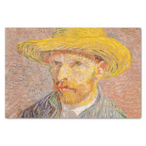 Vincent Van Gogh Self Portrait impressionist paint Tissue Paper