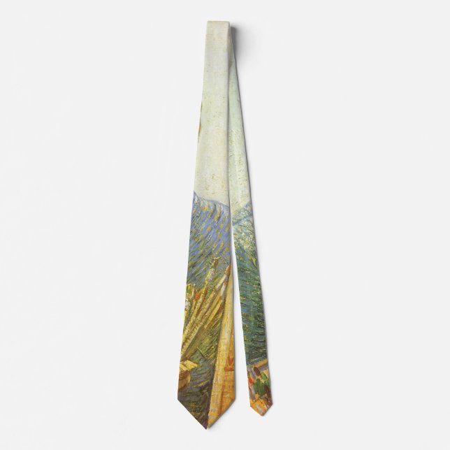 Vincent van Gogh - Self Portrait in Front of Easel Tie (Front)