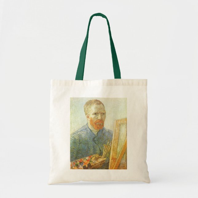 Vincent van Gogh - Self Portrait in Front of Easel Tote Bag (Front)
