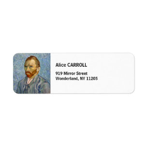 Vincent Van Gogh - Self-Portrait Label