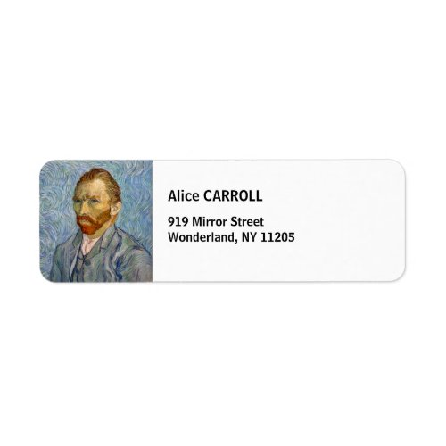 Vincent Van Gogh _ Self_Portrait Label