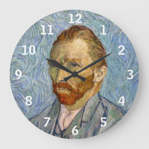 Vincent Van Gogh - Self-Portrait Large Clock
