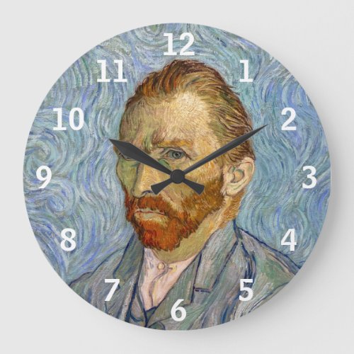 Vincent Van Gogh _ Self_Portrait Large Clock