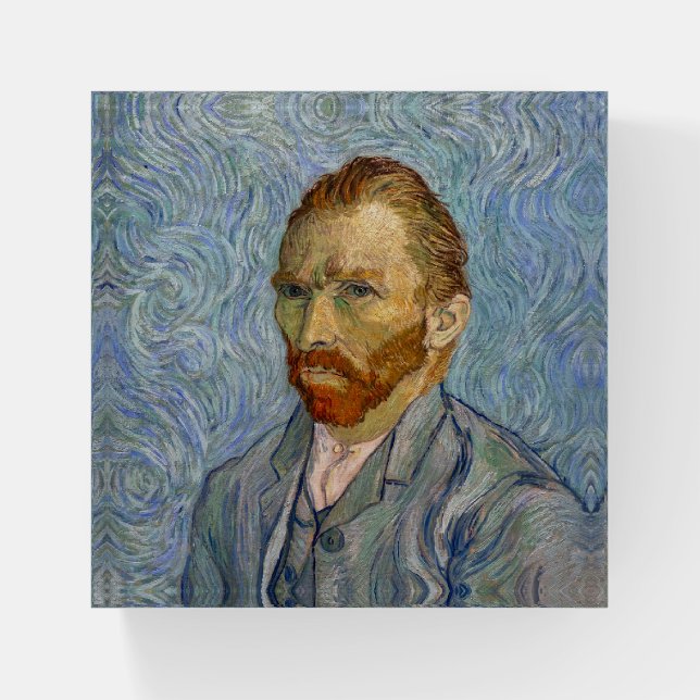 Vincent Van Gogh - Self-Portrait Paperweight (Front)
