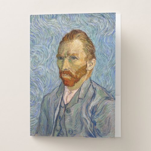 Vincent Van Gogh _ Self_Portrait Pocket Folder