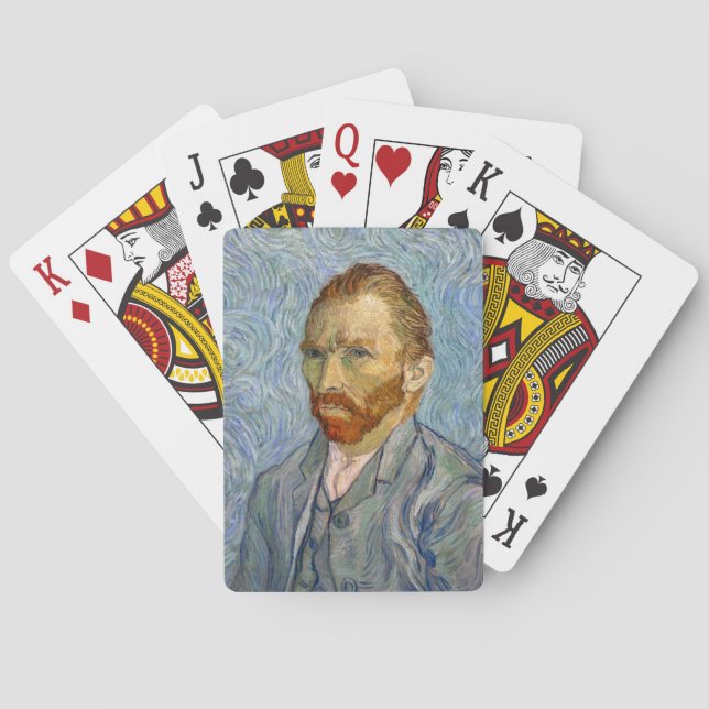 Vincent Van Gogh - Self-Portrait Poker Cards (Back)