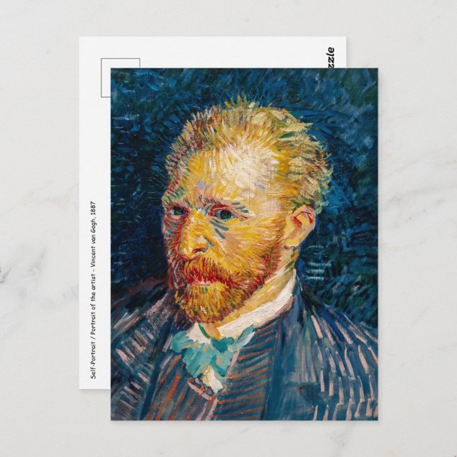 Vincent Van Gogh - Self-Portrait Postcard (Front/Back)