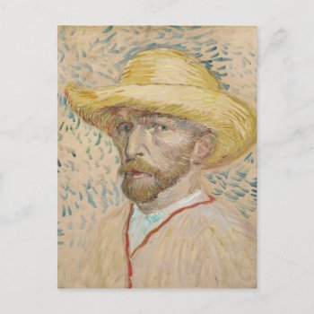 Vincent Van Gogh  Self-portrait Postcard by vintage_gift_shop at Zazzle