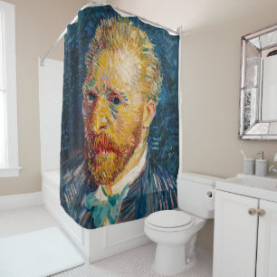 Vincent Van Gogh - Self-Portrait Shower Curtain