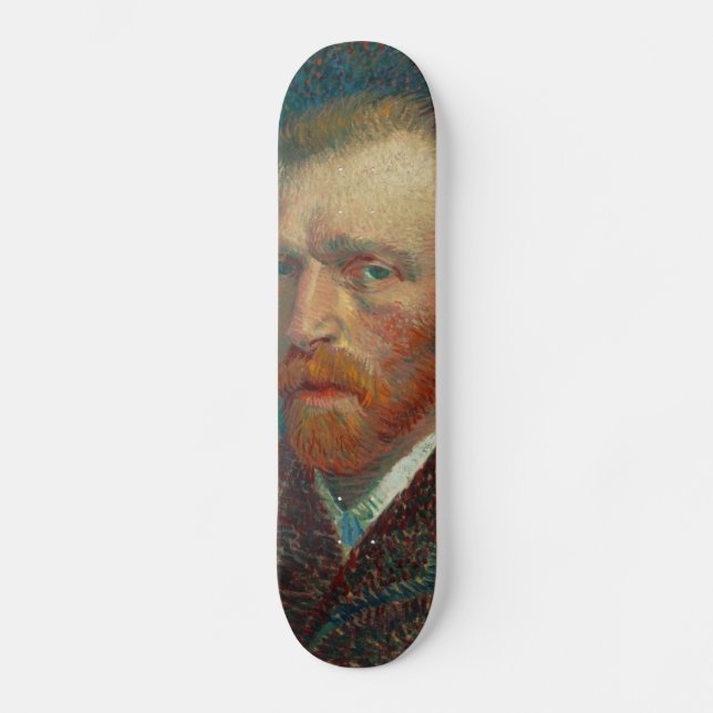 Vincent Van Gogh Self-Portrait Skateboard Deck (Front)