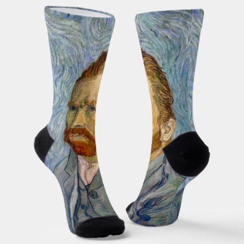 Vincent Van Gogh _ Self_Portrait Socks