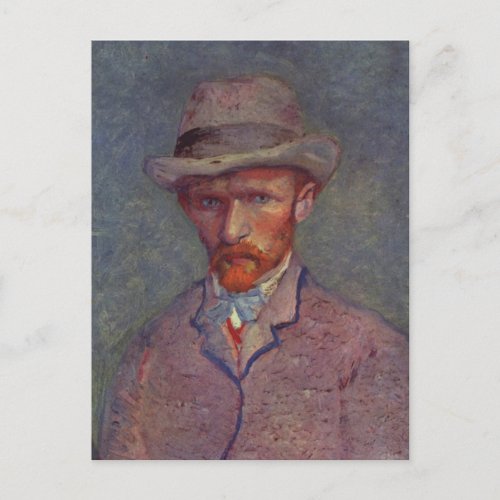 Vincent Van Gogh Self Portrait Suit Postcard