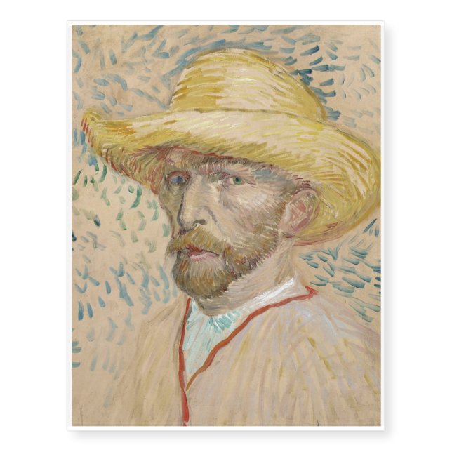 Vincent van Gogh - Self-portrait Temporary Tattoos (Front)