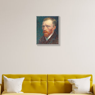 Vincent Van Gogh Self Portrait Vintage Art Canvas Photo Tile