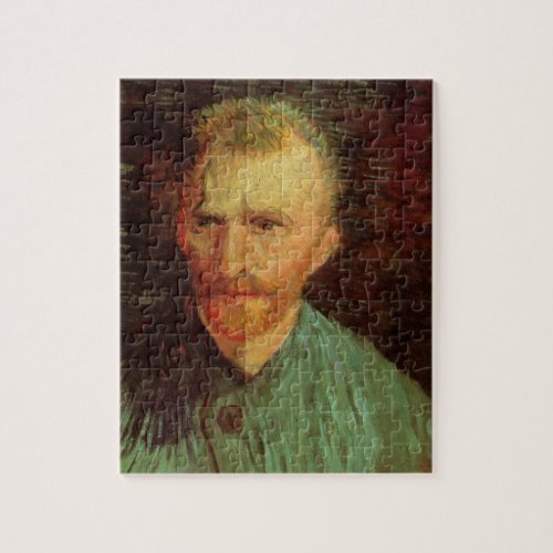 Vincent van Gogh Self Portrait Vintage Fine Art Jigsaw Puzzle