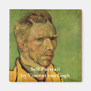 Vincent van Gogh Self Portrait, Vintage Fine Art Magnet