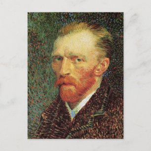 Vincent van Gogh Self Portrait, Vintage Fine Art Postcard