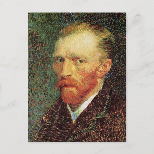 Vincent van Gogh Self Portrait Vintage Fine Art Postcard