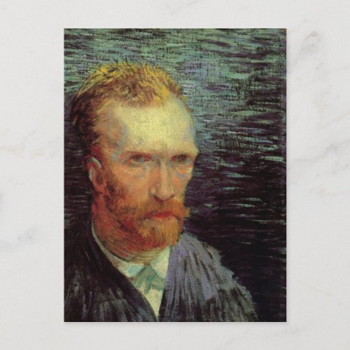 Vincent van Gogh Self Portrait Vintage Fine Art Postcard