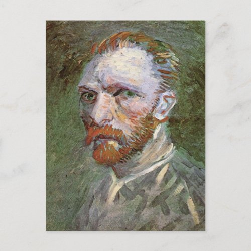 Vincent van Gogh Self Portrait Vintage Fine Art Postcard