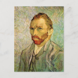 Vincent van Gogh Self Portrait, Vintage Fine Art Postcard