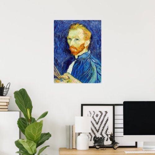 Vincent van Gogh Self Portrait Vintage Fine Art Poster