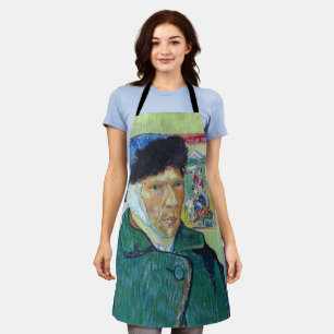 Vincent van Gogh - Self-portrait with bandaged ear Apron