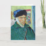 Vincent van Gogh - Self-portrait with bandaged ear Card<br><div class="desc">Self-portrait with bandaged ear - Vincent van Gogh,  1889</div>