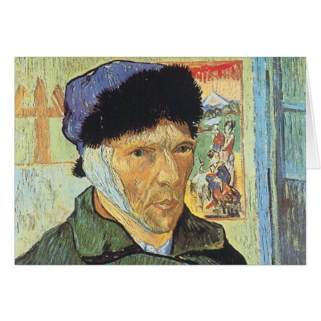 Vincent van Gogh - Self Portrait with Bandaged Ear Cards (Front Horizontal)