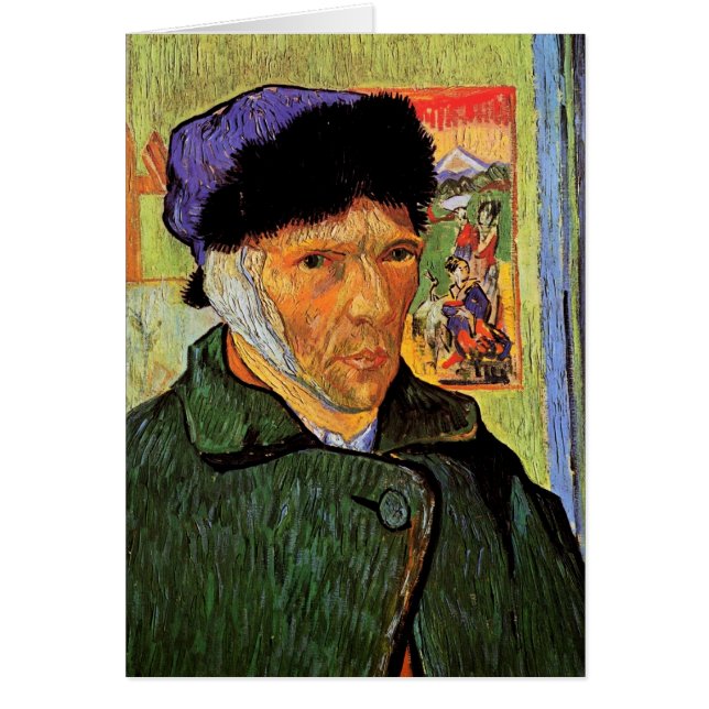 Vincent van Gogh Self Portrait with Bandaged Ear Cards (Front)