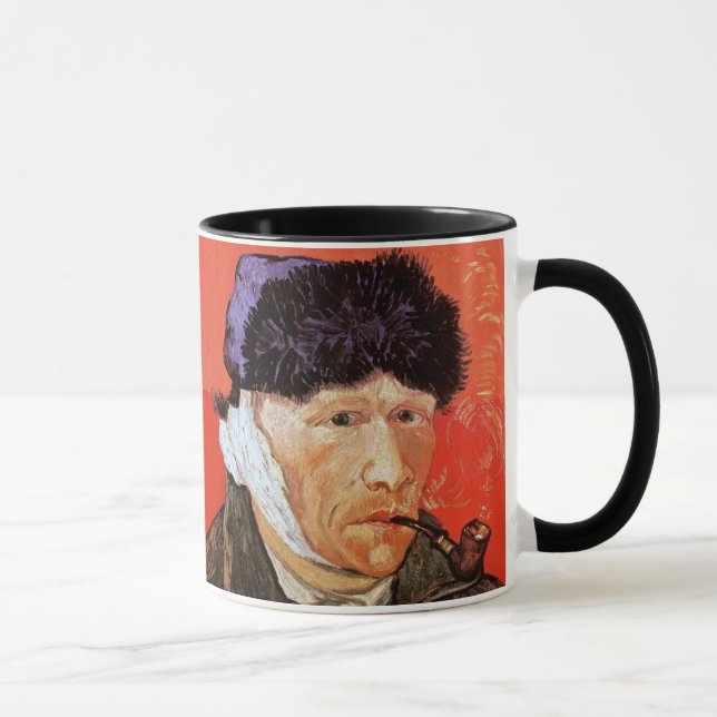 Vincent Van Gogh - Self Portrait With Bandaged Ear Mug (Right)