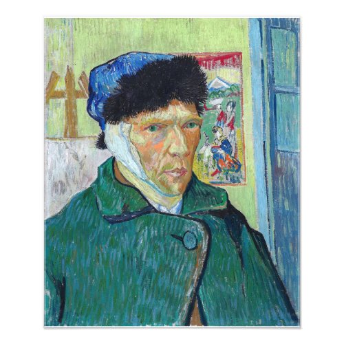 Vincent van Gogh _ Self_portrait with bandaged ear Photo Print