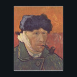 Vincent Van Gogh  -Self Portrait with Bandaged Ear Postcard<br><div class="desc">classic artwork. self portrait by Van Gogh.</div>