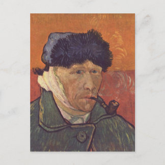 Vincent Van Gogh  -Self Portrait with Bandaged Ear Postcard