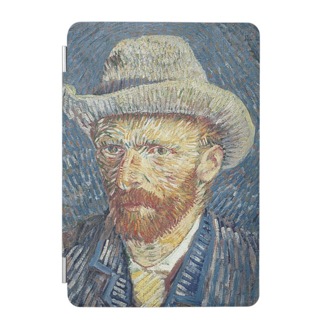 Vincent van Gogh | Self Portrait with Felt Hat iPad Mini Cover (Front)