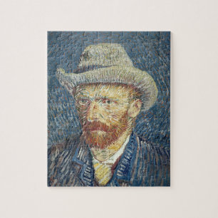 Vincent van Gogh Self Portrait with Felt Hat Jigsaw Puzzle