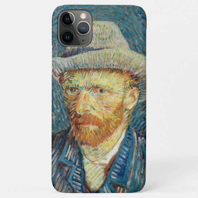 Vincent Van Gogh Self Portrait with Grey Felt Hat Case-Mate iPhone Case (Back)