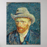 Vincent Van Gogh Self Portrait with Grey Felt Hat Poster<br><div class="desc">Vincent Van Gogh Self Portrait with Grey Felt Hat Fine Art Poster</div>