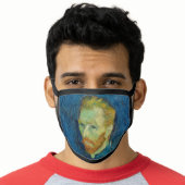 Vincent Van Gogh Self Portrait with Palette Art Face Mask (Worn Him)