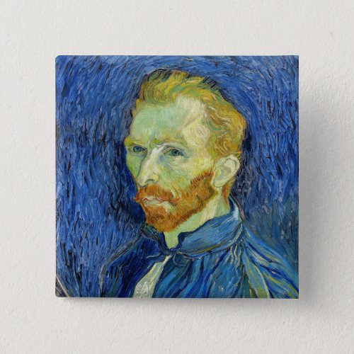Vincent van Gogh _ Self Portrait with Palette Button