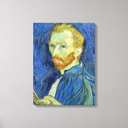Vincent van Gogh - Self Portrait with Palette Canvas Print