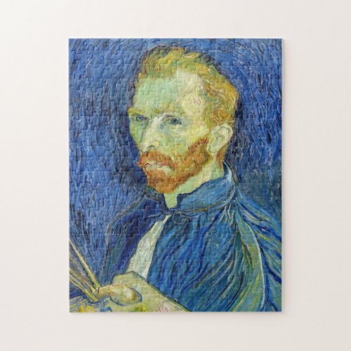 Vincent van Gogh _ Self Portrait with Palette Jigsaw Puzzle